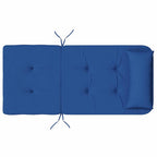 Cuscini per sedie 2 pcs Blu 58 x 77 x 4,5 cm Tessuto Oxford