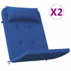 Cuscini per sedie 2 pcs Blu 58 x 77 x 4,5 cm Tessuto Oxford