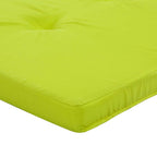 Cuscini per sedie 2 pcs Verde brillante. 58 x 77 x 4,5 cm