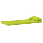 Cuscini per sedie 2 pcs Verde brillante. 58 x 77 x 4,5 cm