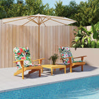 Cuscini per Sedia Adirondack 2pz Multicolore in Tessuto Oxford