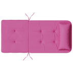Cuscini per Sedia Adirondack 2 pz Rosa in Tessuto Oxford