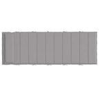 Cuscino per Lettino Grigio 180x60x4 cm in Tessuto Oxford