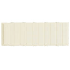 Cuscino per Lettino Crema 180x60x4 cm in Tessuto Oxford