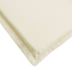 Cuscino per Lettino Crema 180x60x4 cm in Tessuto Oxford