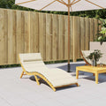 Cuscino per Lettino Crema 180x60x4 cm in Tessuto Oxford