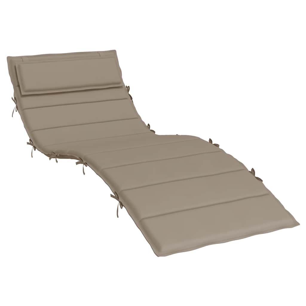 Cuscino per Lettino Tortora 180x60x4 cm in Tessuto Oxford