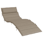 Cuscino per Lettino Tortora 180x60x4 cm in Tessuto Oxford
