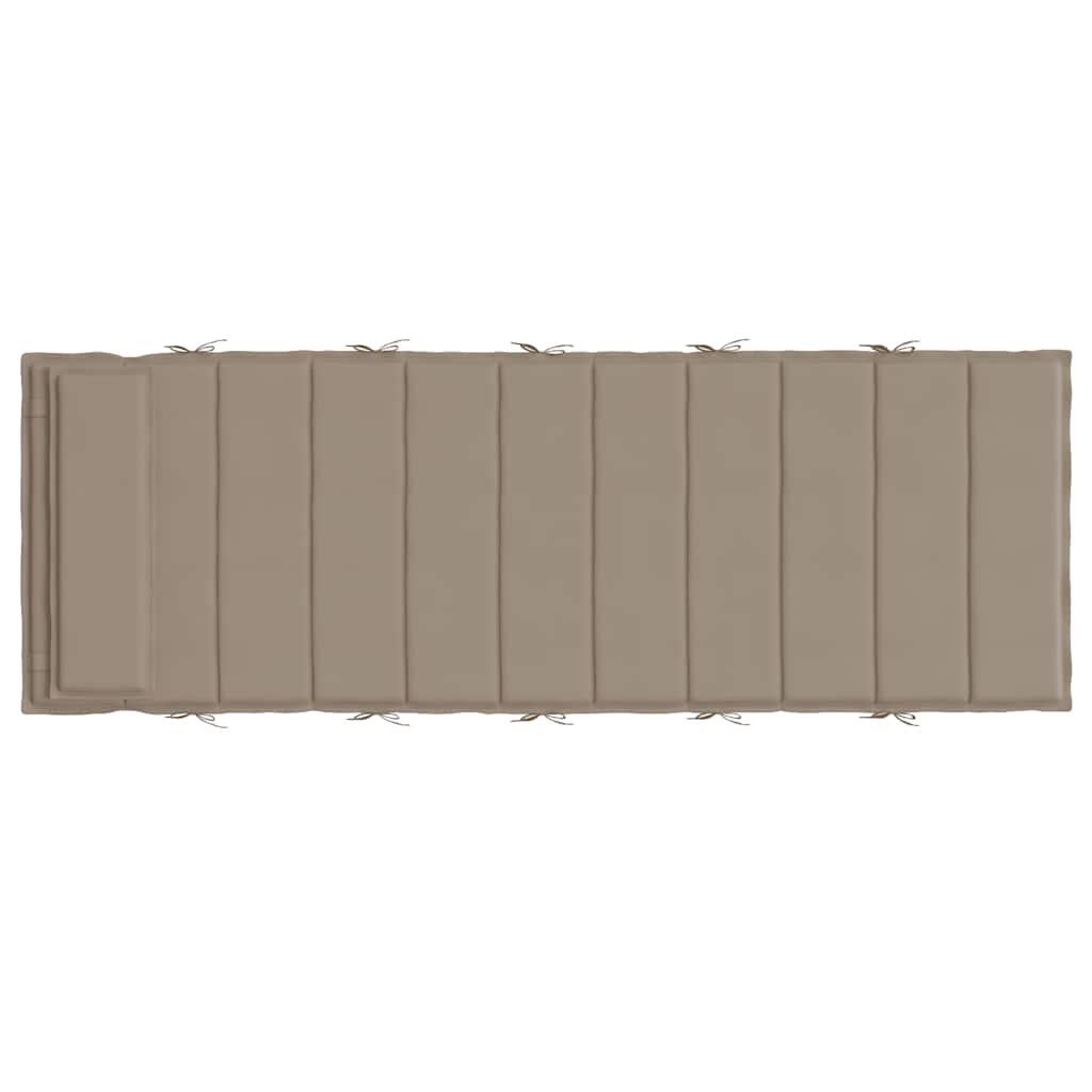Cuscino per Lettino Tortora 180x60x4 cm in Tessuto Oxford
