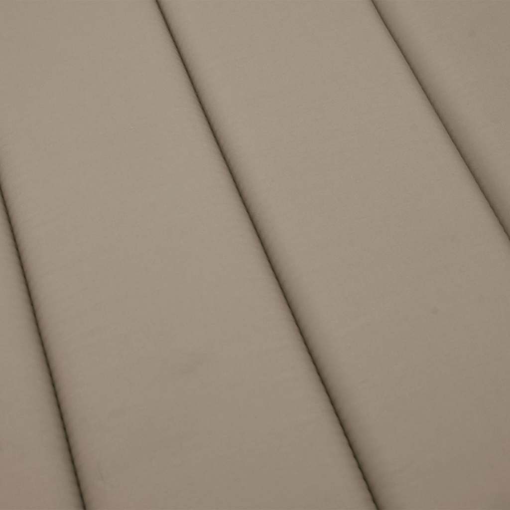 Cuscino per Lettino Tortora 180x60x4 cm in Tessuto Oxford