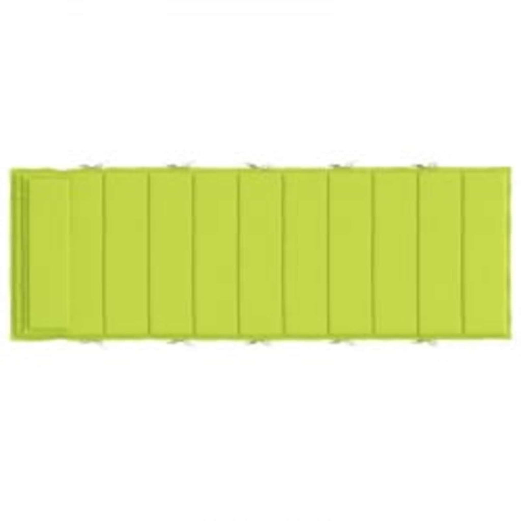 Cuscino per Lounger Sole Verde 178 x 60 x 4 cm Tessuto Oxford