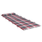 Cuscino per Lounger Sole Rosso e grigio 178 x 60 x 4 cm