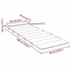 Cuscino per Lounger Sole Rosso e grigio 178 x 60 x 4 cm