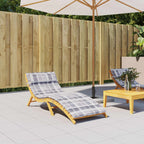 Cuscino per Lounger Sole Grigio 178 x 60 x 4 cm Tessuto Oxford