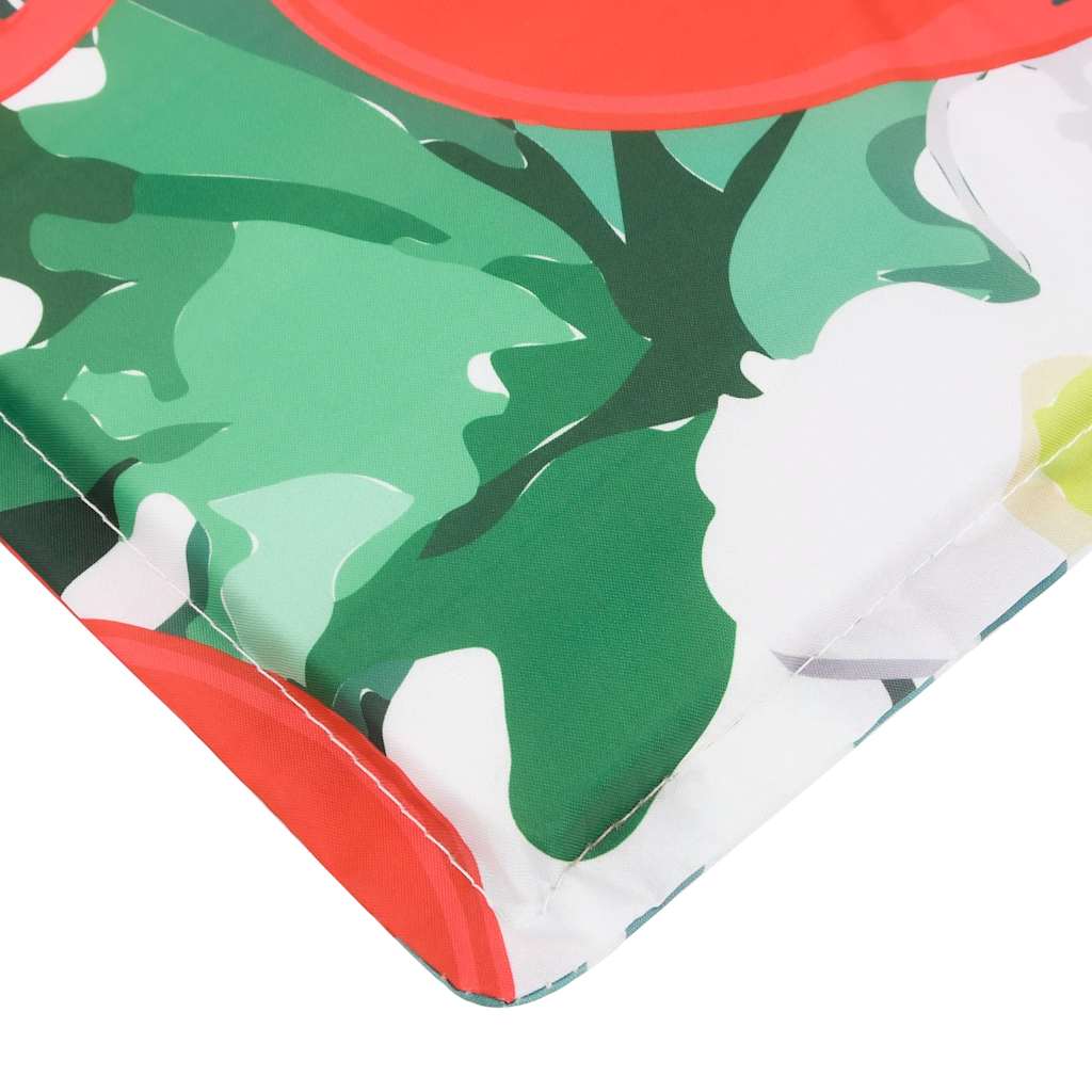 Cuscino per Lettino Multicolore 180x60x4 cm in Tessuto Oxford