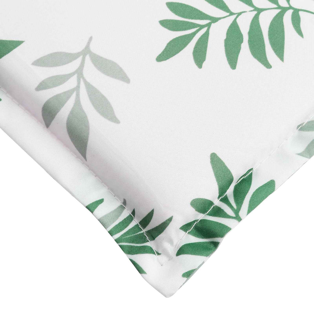 Cuscino per Lounger Sole Bianco e verde 178 x 60 x 4 cm
