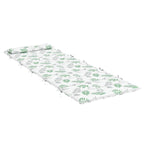 Cuscino per Lounger Sole Bianco e verde 178 x 60 x 4 cm