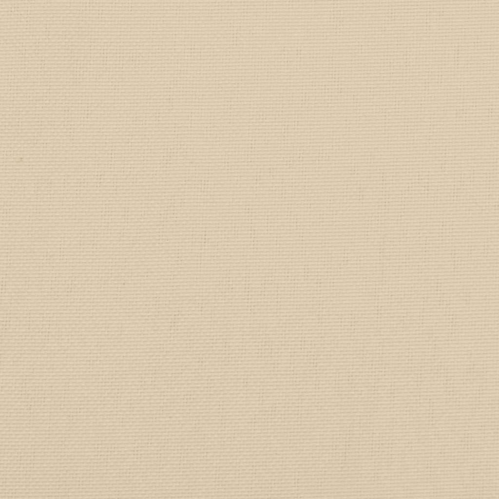 Cuscini per Sedia con Schienale Alto 4 pz Beige Tessuto Oxford