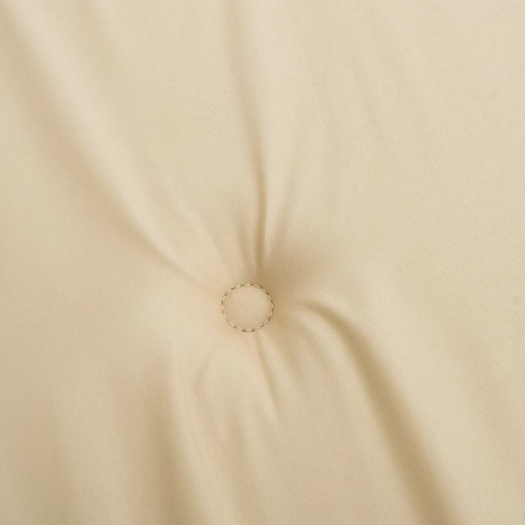 Cuscini per Sedia con Schienale Alto 6 pz Beige Tessuto Oxford
