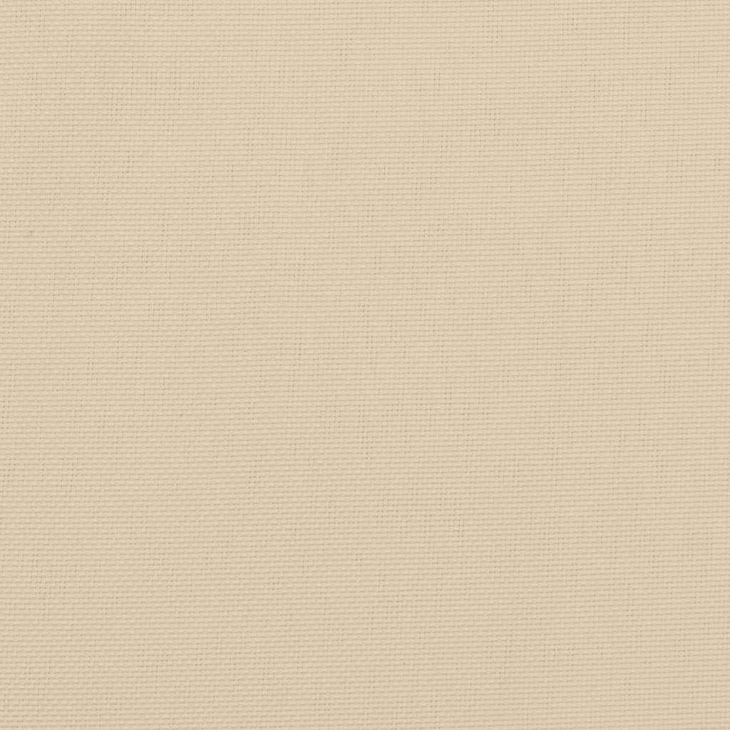 Cuscini per Sedia con Schienale Alto 6 pz Beige Tessuto Oxford