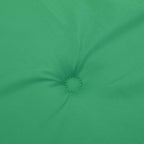 Cuscini per Sedia con Schienale Alto 2 pz Verde Tessuto Oxford