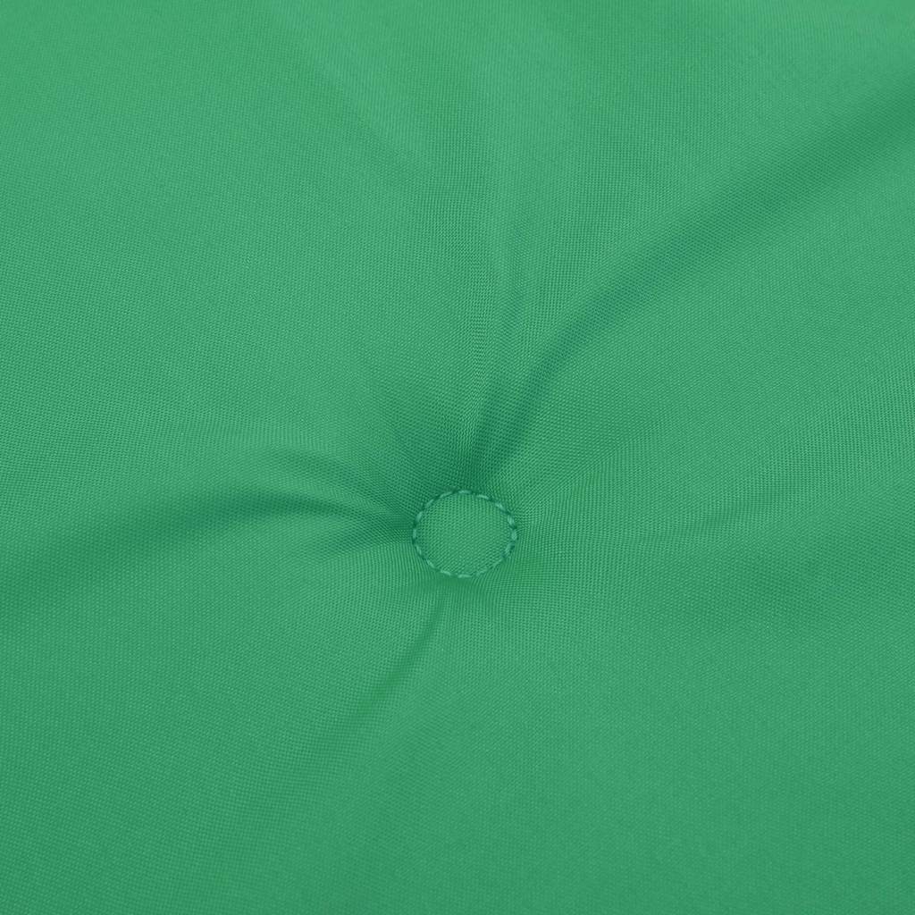 Cuscini per Sedia con Schienale Alto 2 pz Verde Tessuto Oxford