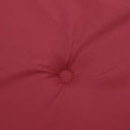 Cuscini Sedia con Schienale Alto 6 pz Rosso Vino Tessuto Oxford
