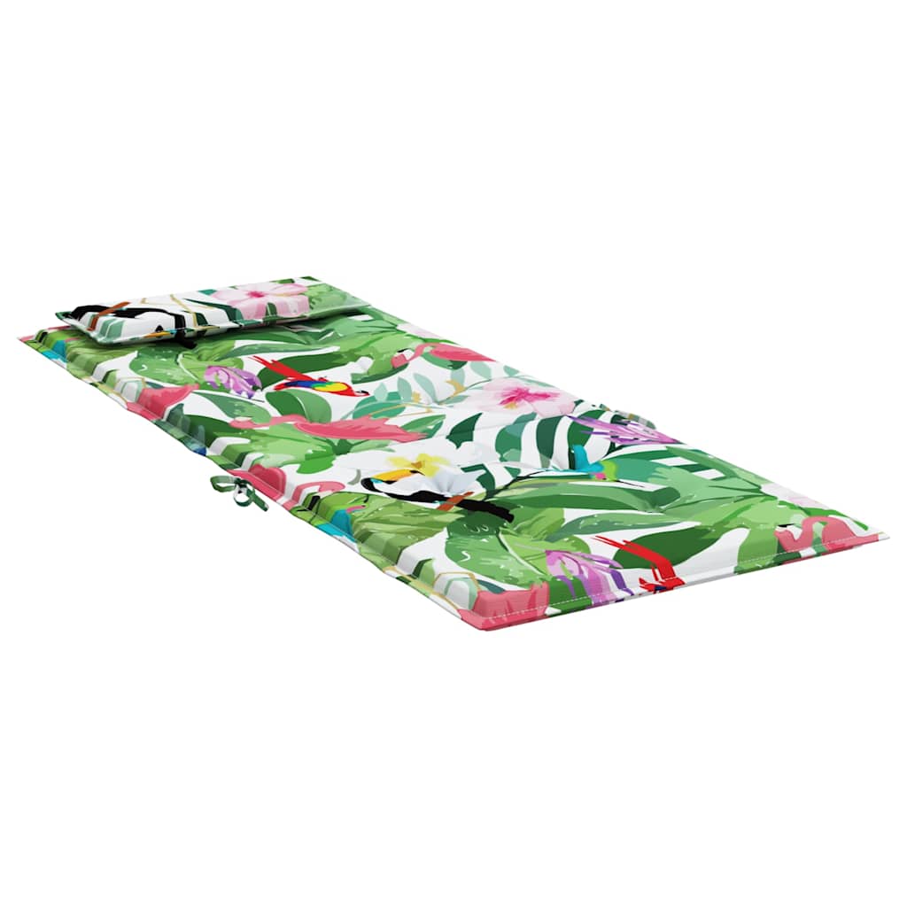 Cuscini per Sedia Schienale Alto 4pz Multicolore Tessuto Oxford