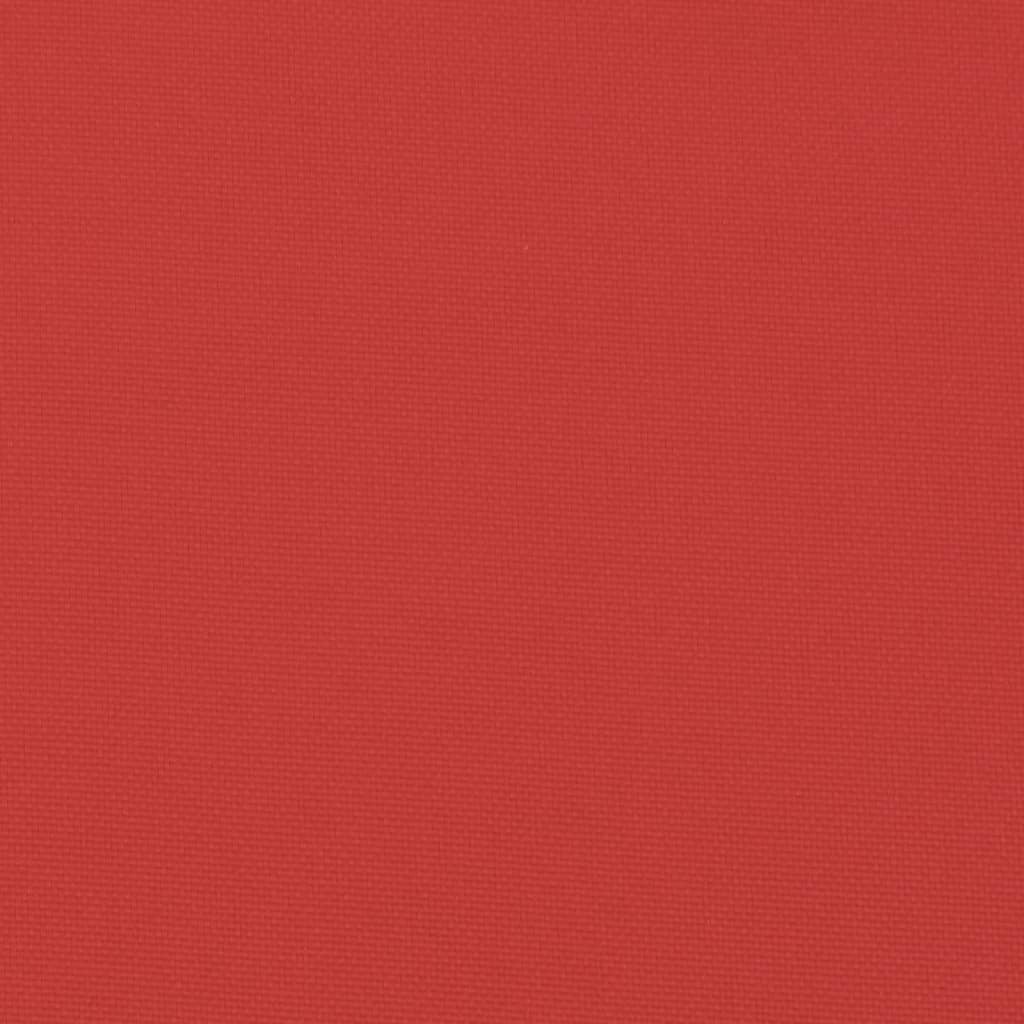 Cuscino Rotondo Rosso Ø 60x11 cm in Tessuto Oxford