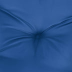 Cuscino Rotondo Blu Reale Ø 60x11 cm in Tessuto Oxford