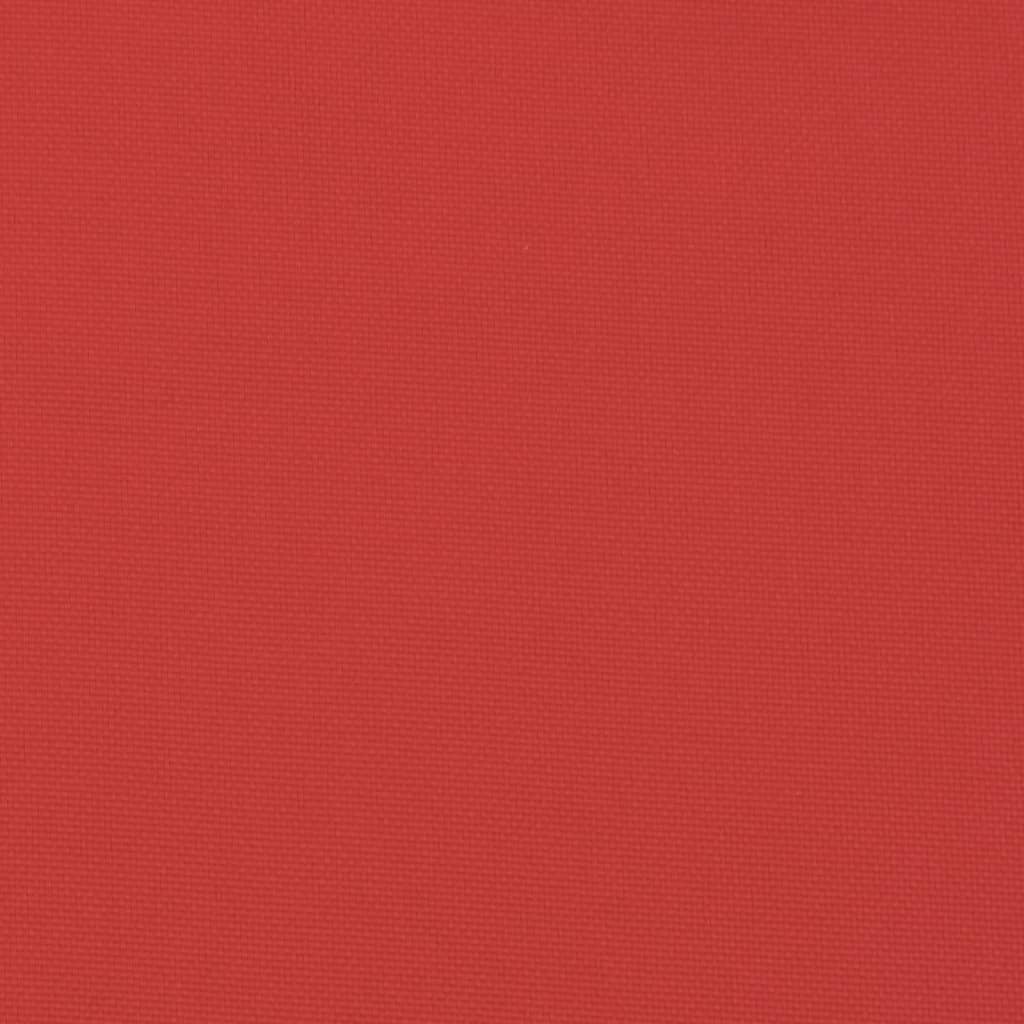 Cuscino Rotondo Rosso Ø 100x11 cm in Tessuto Oxford