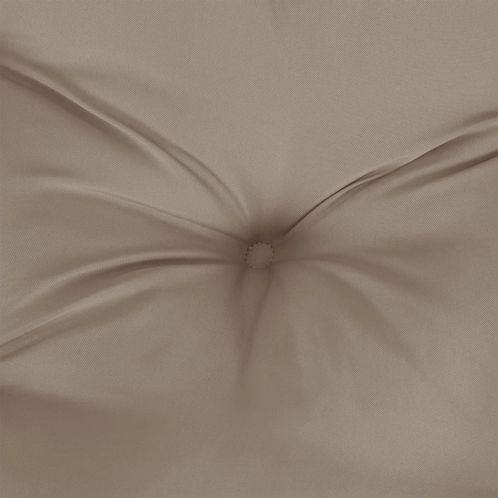 Cuscino Rotondo Tortora Ø 100x11 cm in Tessuto Oxford