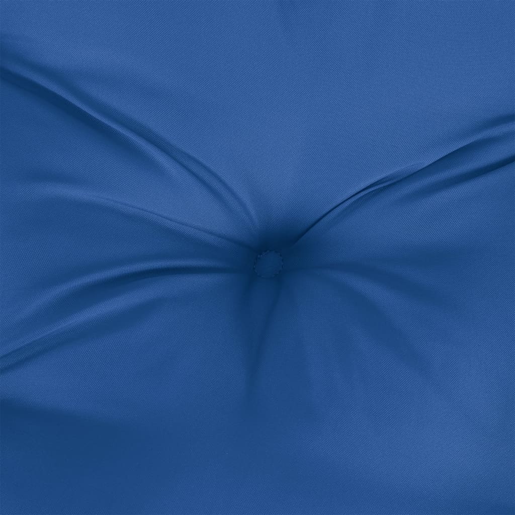 Cuscino Rotondo Blu Reale Ø 100x11 cm in Tessuto Oxford