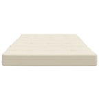 Cuscini per Sedia a Sdraio 2 pz Crema in Tessuto Oxford