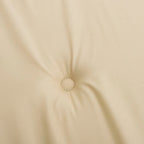 Cuscini per Sedia a Sdraio 2 pz Beige in Tessuto Oxford