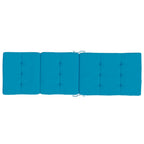 Cuscini per Sedia a Sdraio 2 pz Blu Chiaro in Tessuto Oxford