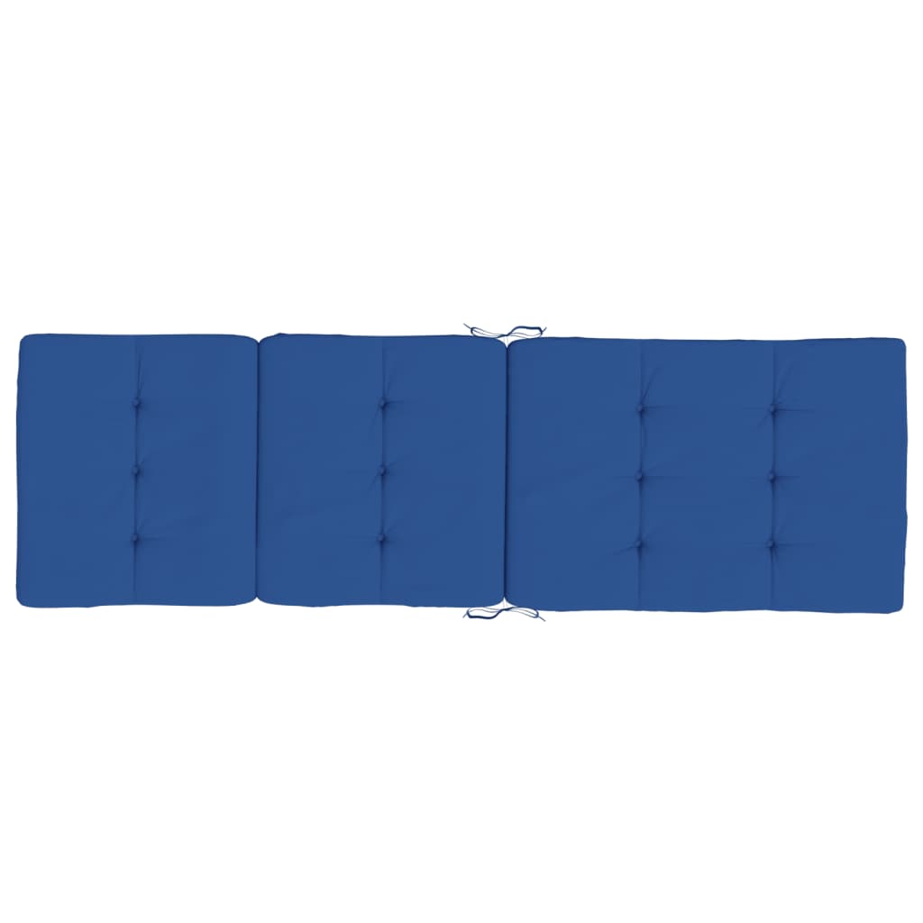 Cuscini per Sedia a Sdraio 2 pz Blu Reale in Tessuto Oxford