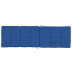 Cuscini per Sedia a Sdraio 2 pz Blu Reale in Tessuto Oxford