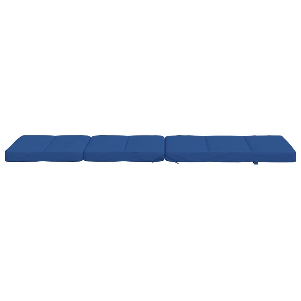 Cuscini per Sedia a Sdraio 2 pz Blu Reale in Tessuto Oxford