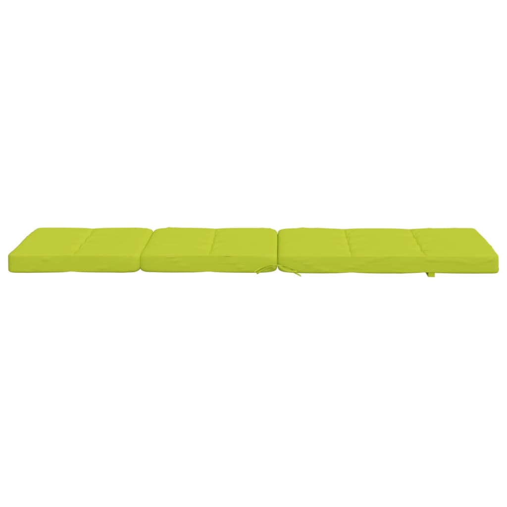 Cuscini per Sedia a Sdraio 2 pz Verde Chiaro in Tessuto Oxford