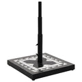 Base per Ombrellone Nero e Bianco Quadrata 12 kg