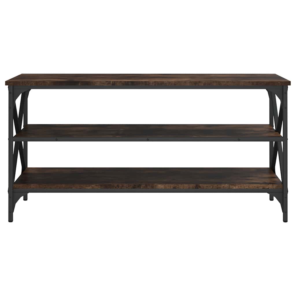 Mobile TV Rovere Fumo 100x40x50 cm in Legno Multistrato