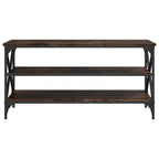 Mobile TV Rovere Fumo 100x40x50 cm in Legno Multistrato