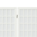 Divisorio Pieghevole 3 Pannelli Stile Giapponese 120x170 Bianco