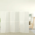 Divisorio Pieghevole 6 Pannelli Stile Giapponese 240x170 Bianco