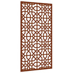 Decorazione Muro da Giardino 105x55 cm Moresco Acciaio Corten