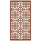 Decorazione Muro da Giardino 105x55 cm Moresco Acciaio Corten