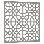 Decorazione Muro da Giardino 55x55 cm Moresco Acciaio Corten