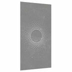 Decorazione Muro da Giardino 105x55 cm Sole in Acciaio Corten