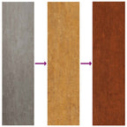 Decorazioni Muro Giardino 2 pz 55x55 cm Rosa in Acciaio Corten